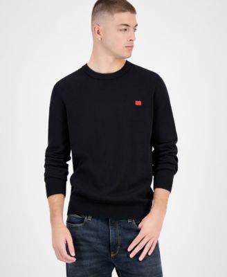 Hugo Boss - Men's Cotton San Cassius Long-Sleeve Crewneck Sweater