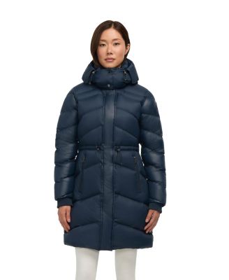 Women's Saturn Mid-Length Quilted Puffer with Removable Hood
