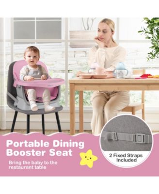 16-in-1 Baby High Chair w/ Activity Center Booster Seat Building Block Table