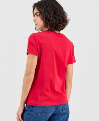 Women's Cotton Logo Crewneck T-Shirt