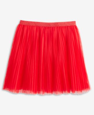 Girls' 5-20 Glitter-Waistband Tulle Skirt, Macy's Exclusive