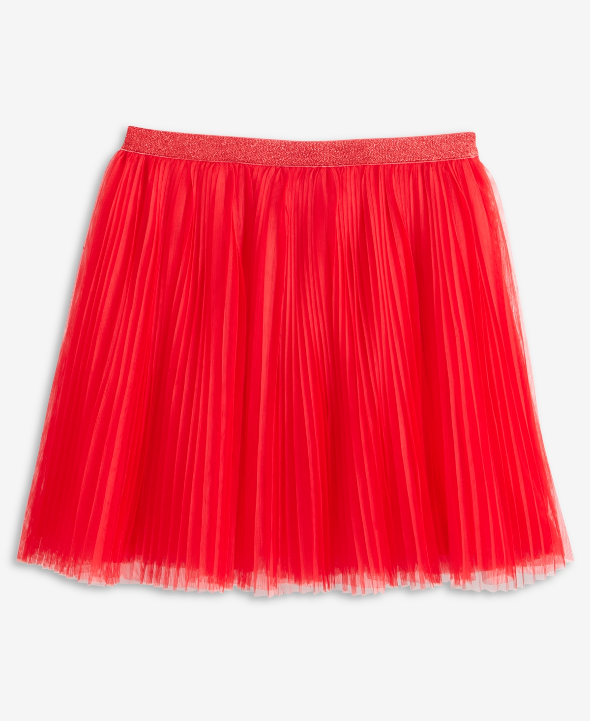 Epic Threads Girls 5-20 Glitter-waistband Tulle Skirt, Macy's Exclusive In Red
