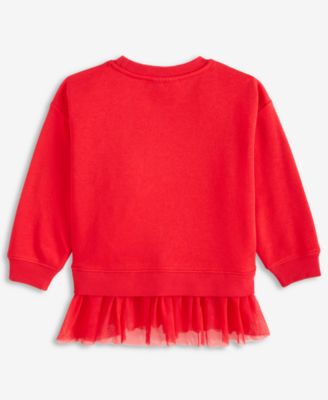 Girls' Toddler 2T-4T Crewneck Sweatshirt, Macy's Exclusive