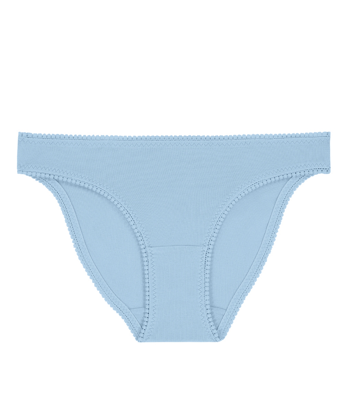 On Gossamer Cabana Cotton Blend Stretch Hip G-string In Blue