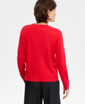 Women's Embellished Border Party Cardigan, Macy's Exclusive