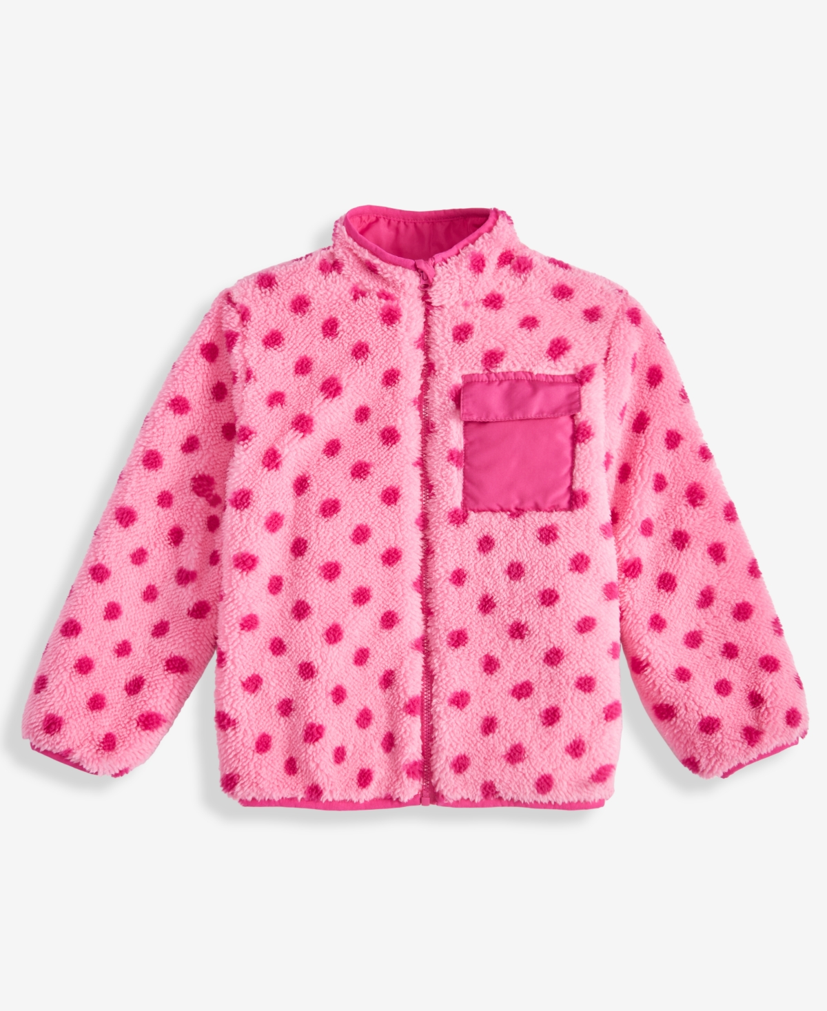 Epic Threads Girls Toddler 2T-4T Dot Printed Long-Sleeves Jacket, Macy's Exclusive