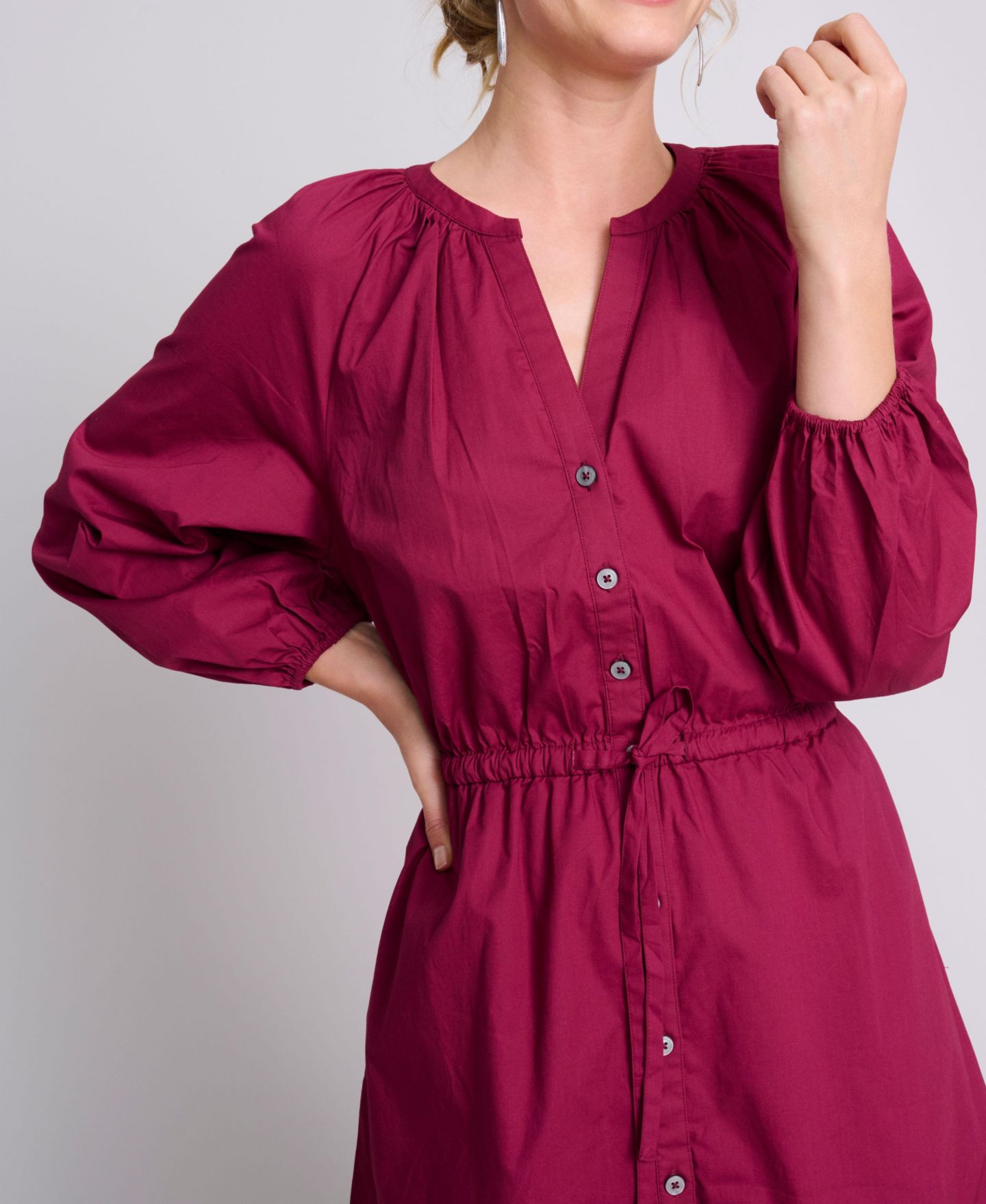 Женское платье UNTUCKit Stretch Midi Farrah, цвет: Красный — фото 2