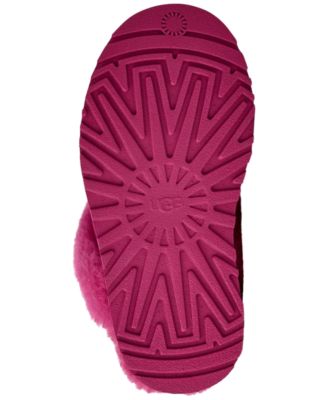 UGG Kids Round Toe Disquette Slippers
