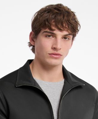 Men's Lightweight Long Sleeve Zip-Front Harrington Jacket