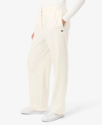 LACOSTE Women's Oversized Wide Leg Trousers