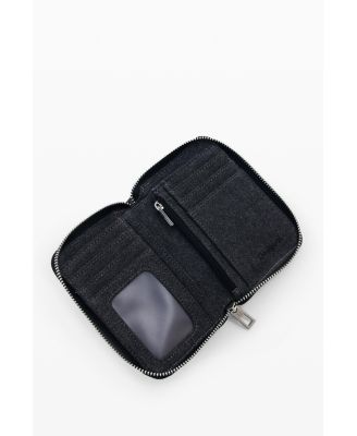 Women's Small graffiti cat wallet