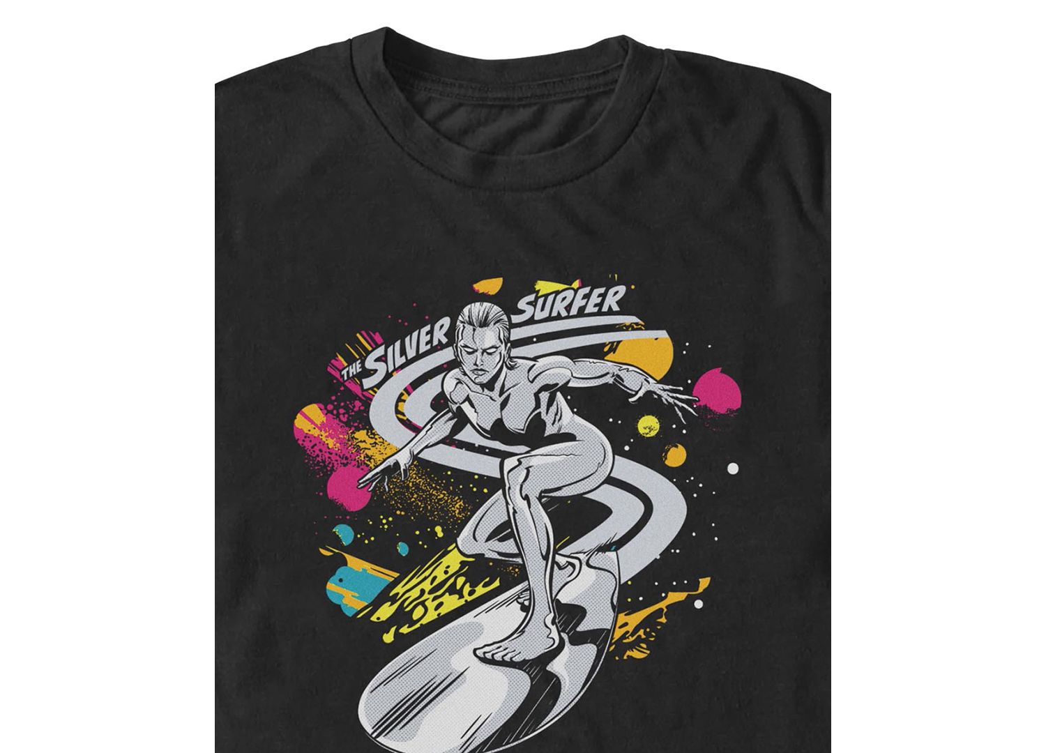 Men's Fantastic 4 First Steps Cosmic Silver Surfer T-Shirt