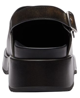 Women's Sculpted C Loved Leather Platform Clogs