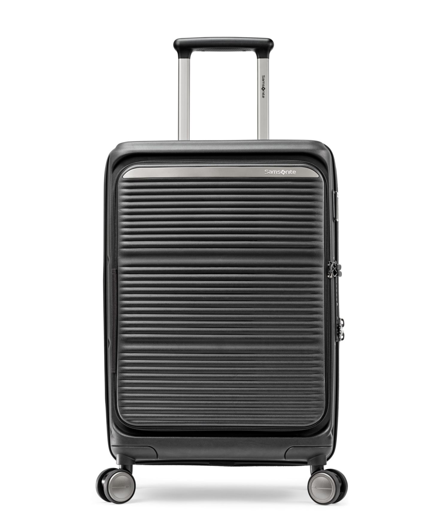 Чемодан Samsonite Paralux Domestic 23" Hardside Carry-On Spinner Luggage, цвет: Чёрный — фото 2