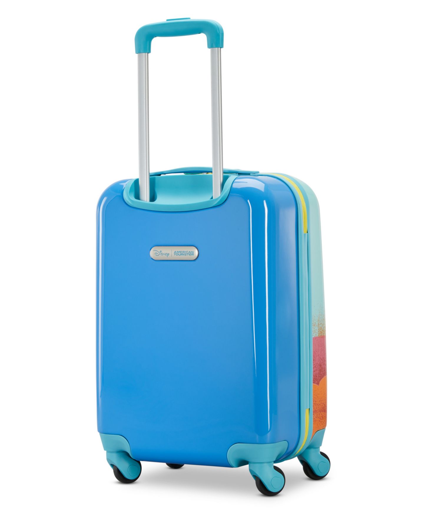 Чемодан Disney by American Tourister Stitch 18" Hardside Carry-On Spinner Luggage, цвет: Разноцветный — фото 4