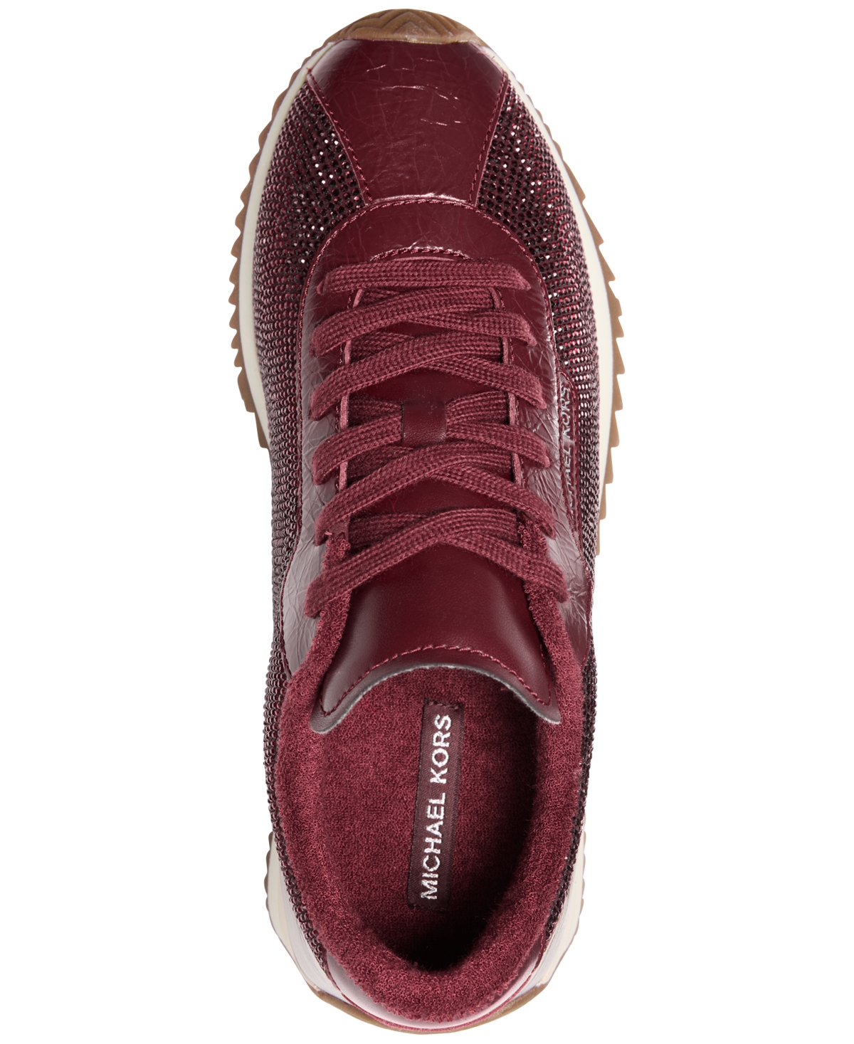 Michael Kors Women's Rhodes Trainer Sneakers In Burgundy