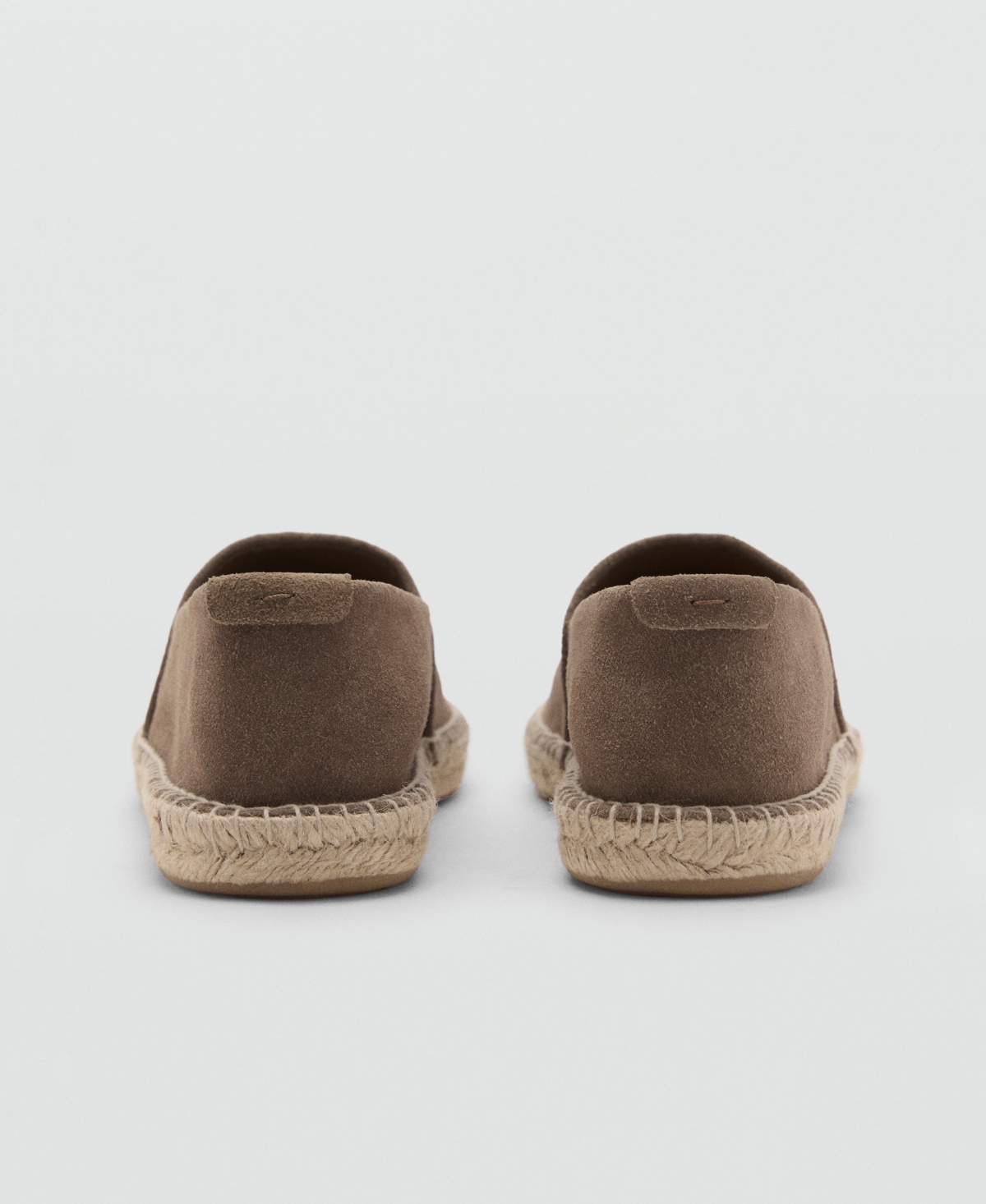 Mango Men's Jute Suede Espadrilles Shoe In Brown