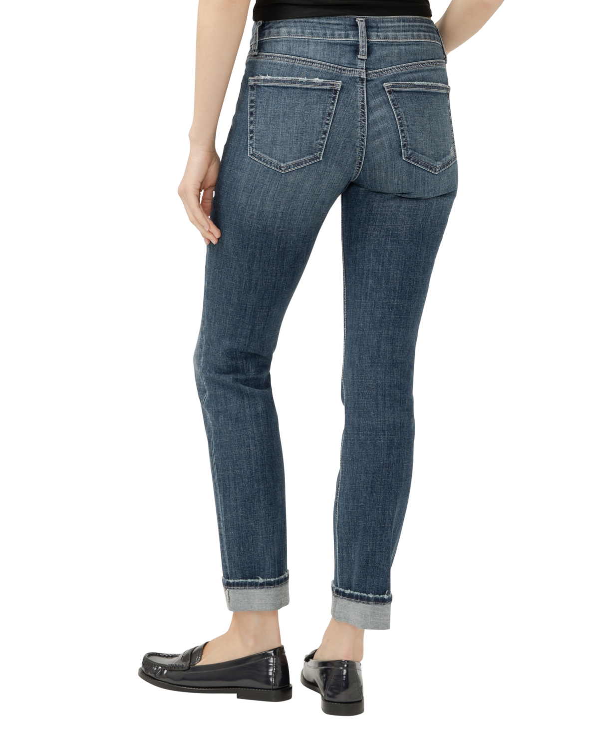 Silver Jeans Co. Women's Suki Mid-Rise Straight