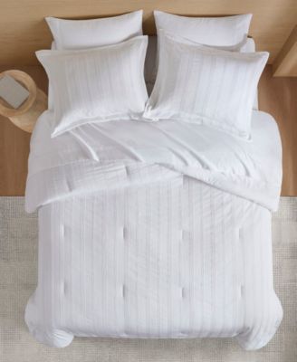 Logan Woven Striped 7-Pc. Comforter Set, Queen