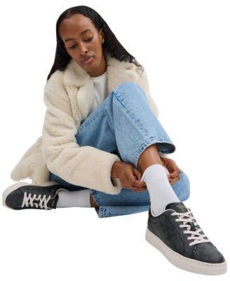 High Line Update Signature Canvas Lace-Up Sneakers