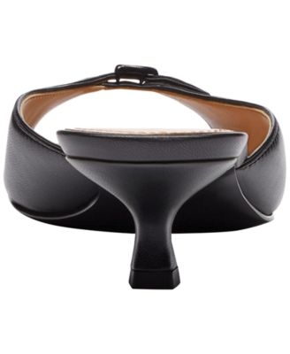 Women's Kitten Heel Round Toe Dress Sandals