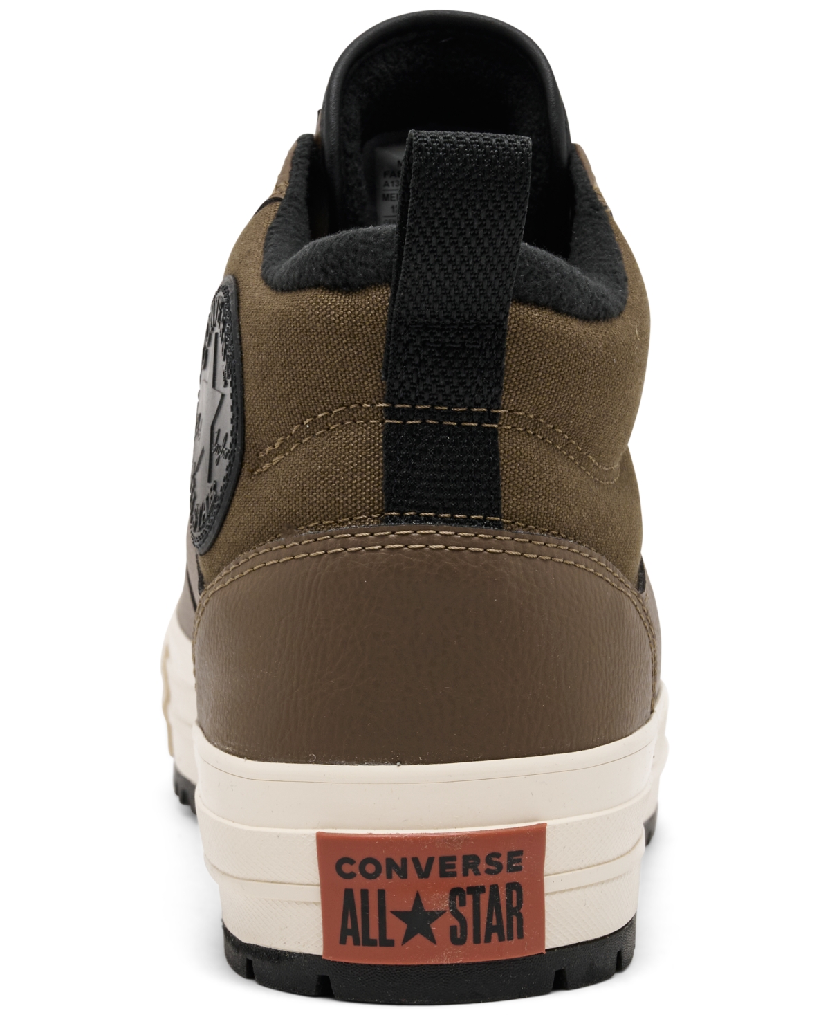 Converse Men's Chuck Taylor All Star Malden Street Mid Waterproof Casual Boots From Finish Line In Brown