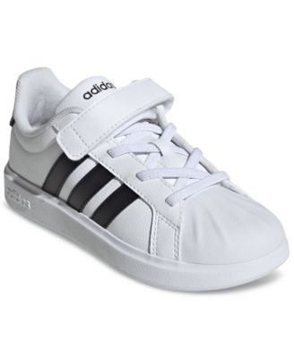 adidas - Little Kids Street Talk Elastic Lace Stay-Put Closure Casual Sneakers from Finish Line