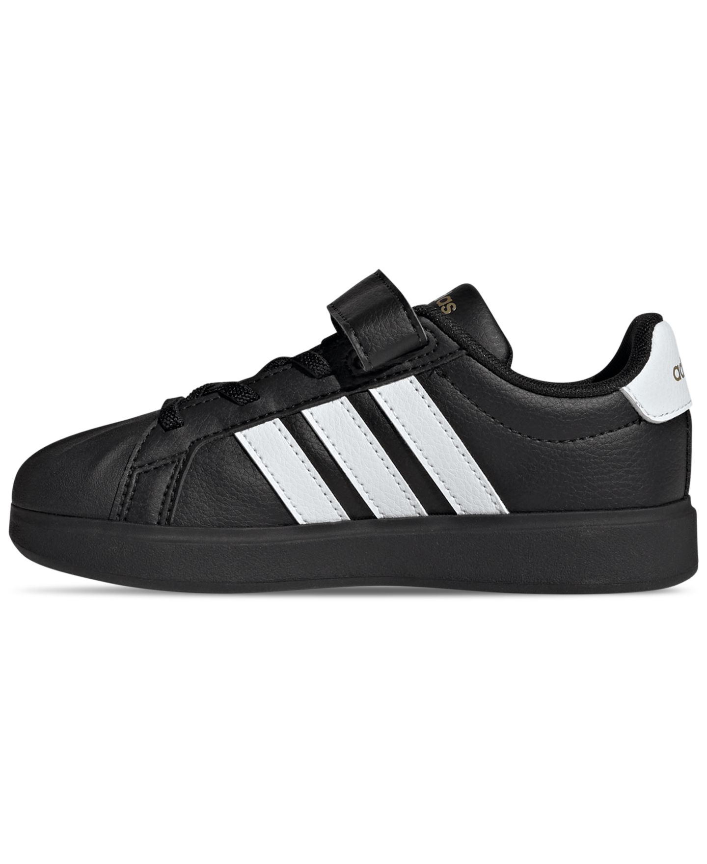 Кроссовки adidas Streettalk Elastic Lace Stay-Put Closure Casual Sneakers from Finish Line для мальчиков, цвет: Чёрный — фото 4