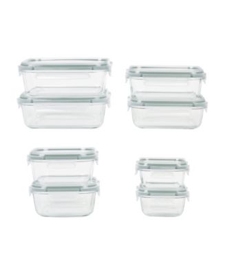 Sedona Kitchen 16 Piece Glass Food Storage Set - Macy's