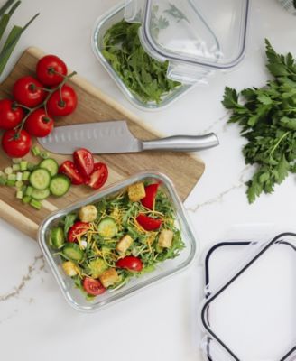 3-Pack Glass Food Storage Set