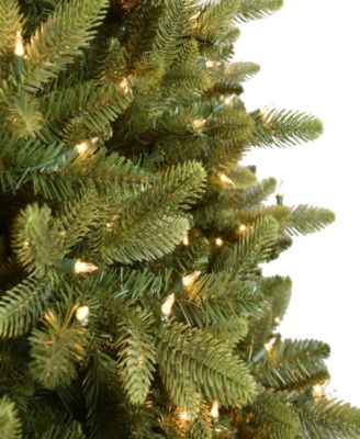 Puleo 6.5FT Pre-Lit Slim Washington Spruce Tree
