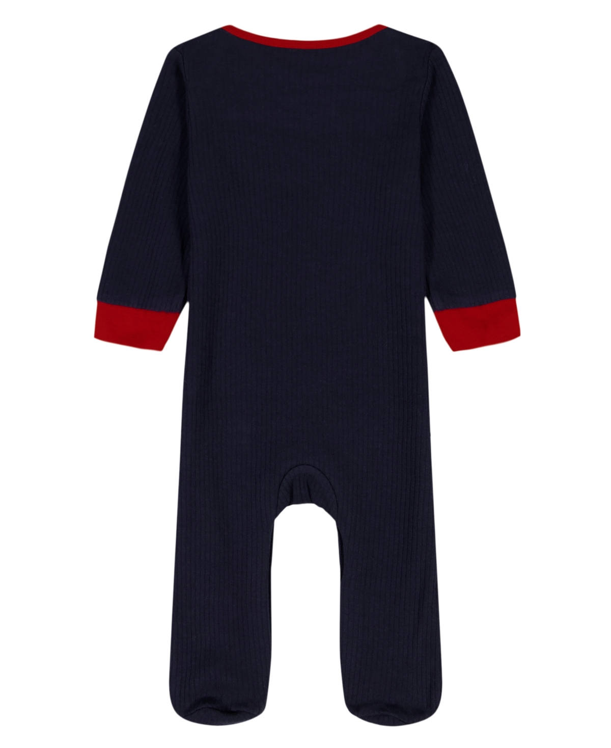 Tommy Hilfiger Baby Boys Drop Needle Logo Footed Coverall