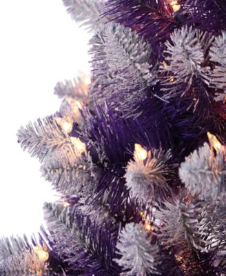 Puleo 6.5FT Pre-Lit Fashion Artificial Christmas Tree