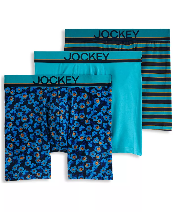 Men's True Style Logo Boxer Briefs, 3-Packs - thumbnail 4