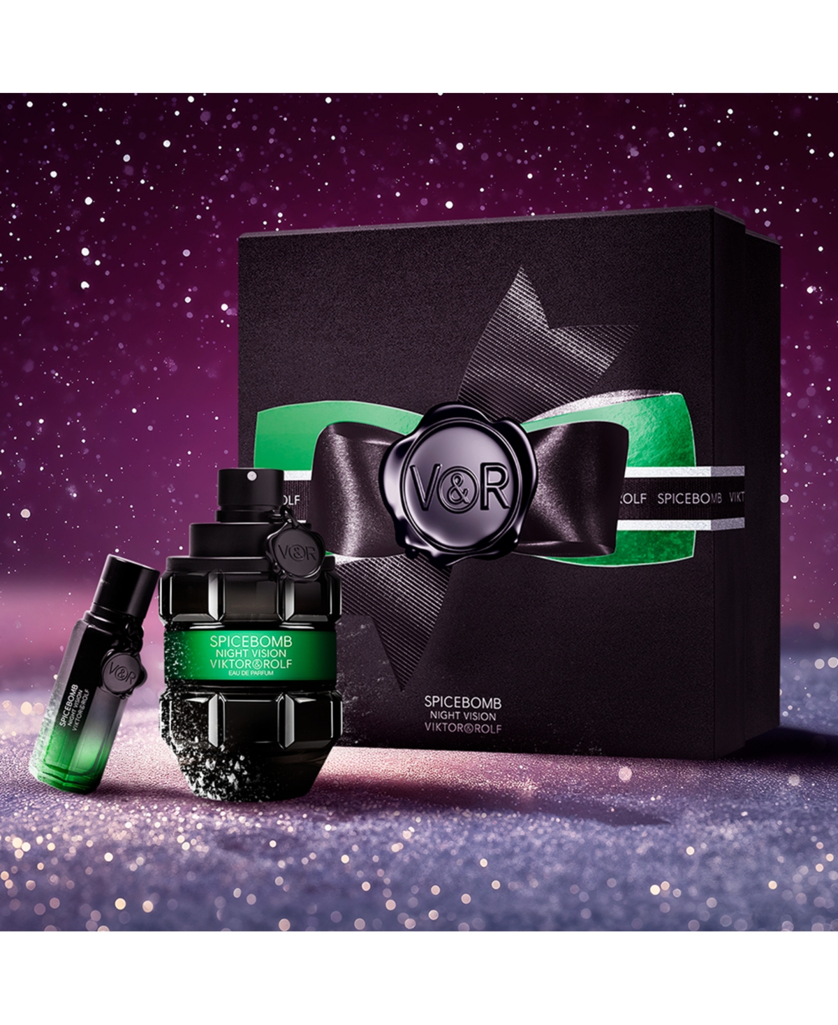 Viktor & Rolf 2-pc. Spicebomb Night Vision Eau De Parfum Gift Set In Transparent