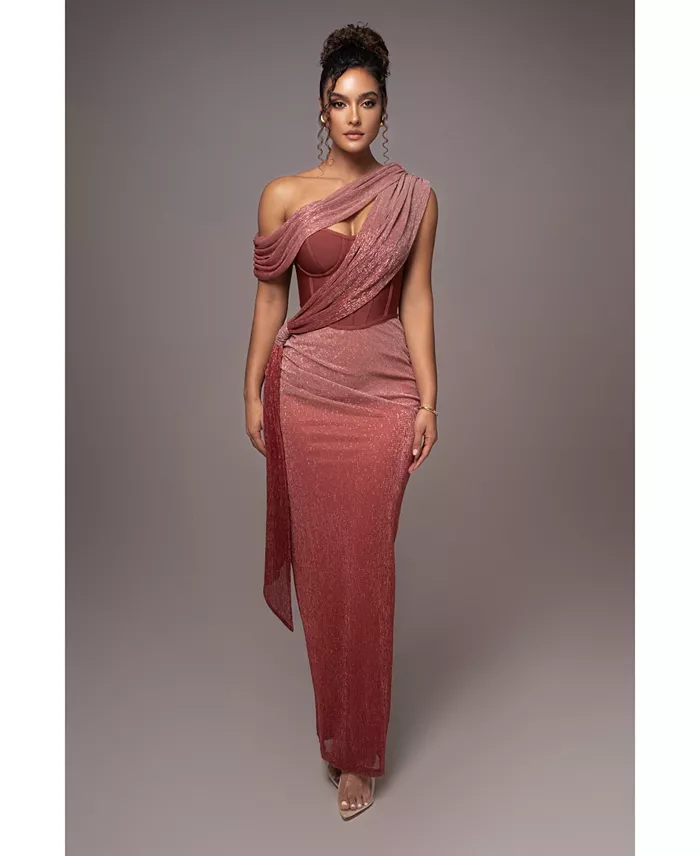 Women's Celestina Draped Maxi Dress - thumbnail 4