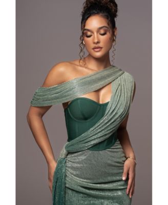 Women's Celestina Draped Maxi Dress