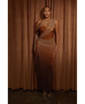 Women's Celestina Draped Maxi Dress