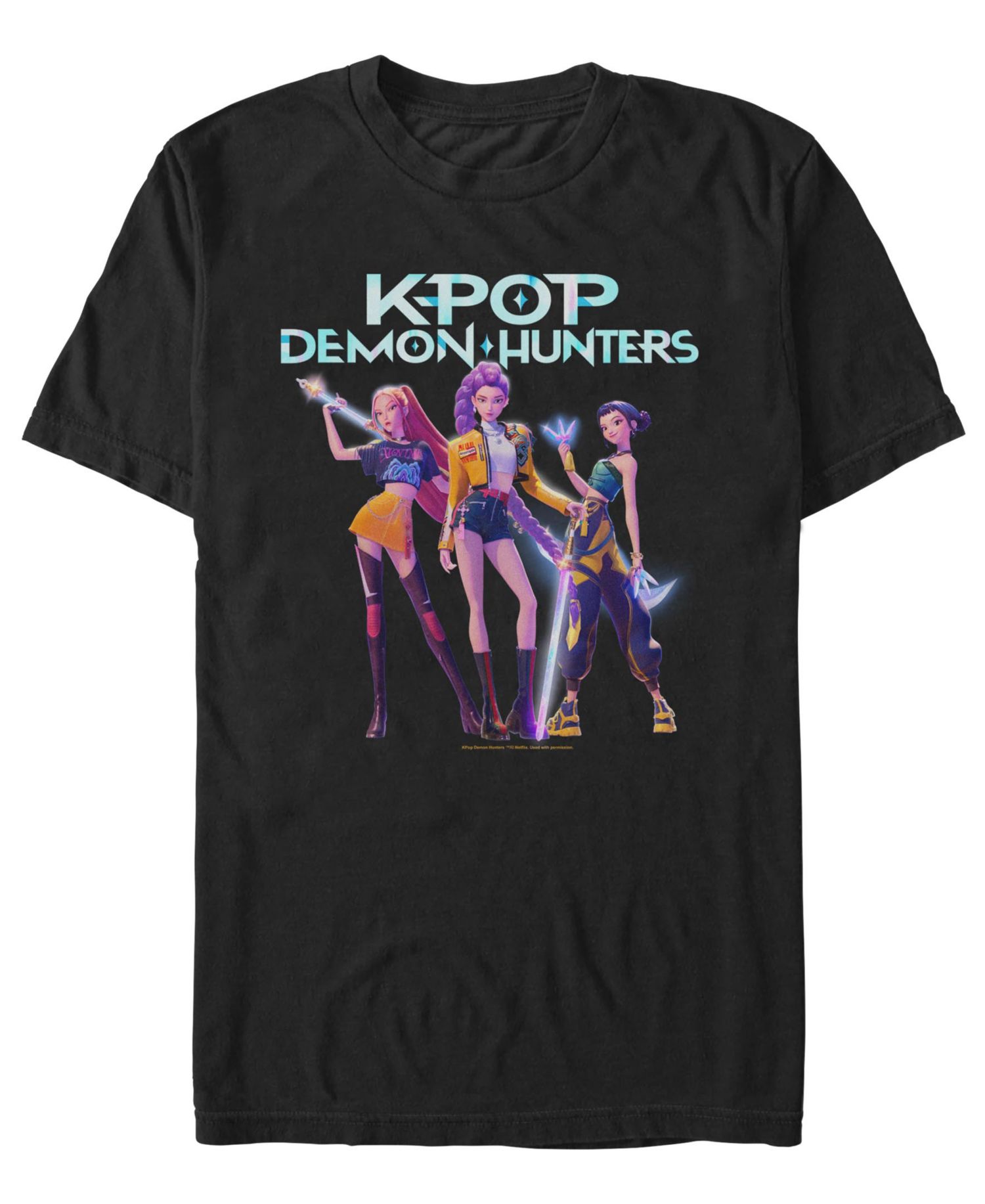 Men's K-Pop Demon Hunters Hero Group T-Shirt