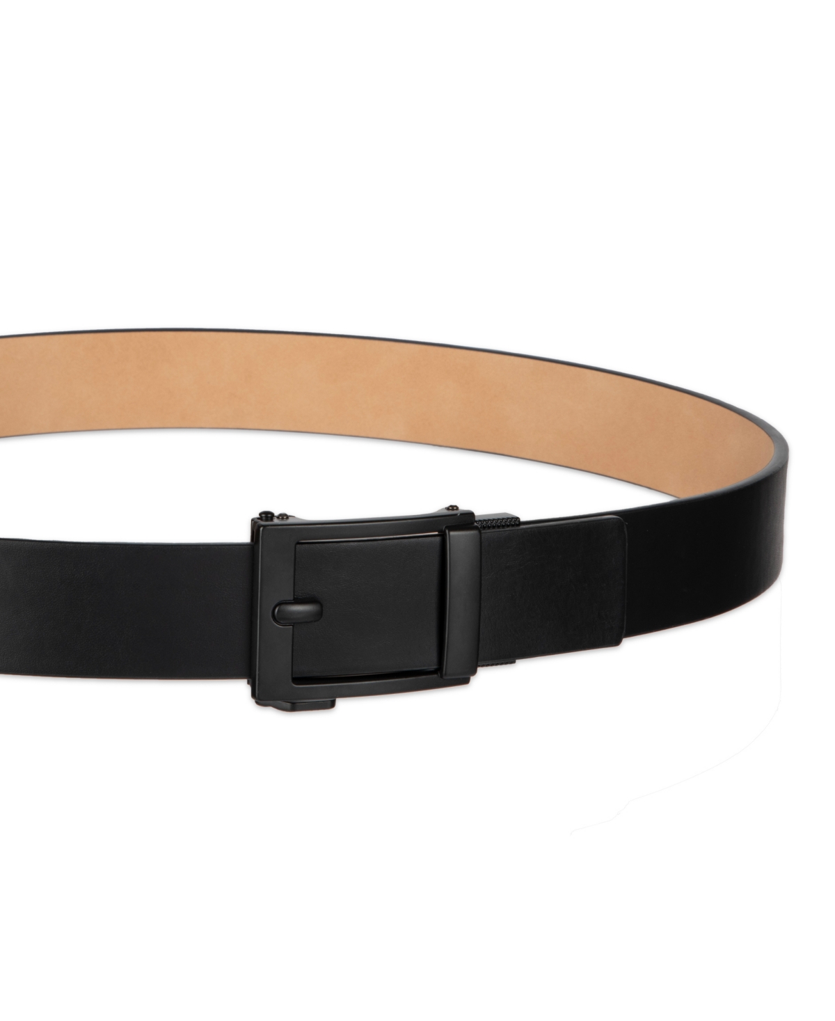 Alfani Men's Track Lock Harness Belt, Macy's Exclusive In Black