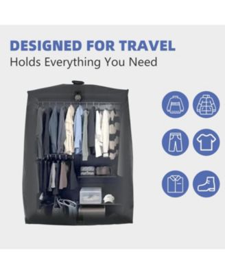 Reusable Vacuum Compression Bags with Pump (20") - Space-Saving Waterproof Travel Storage for Luggage