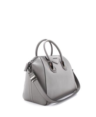 Medium Antigona Bag Leather and Kenya Metal