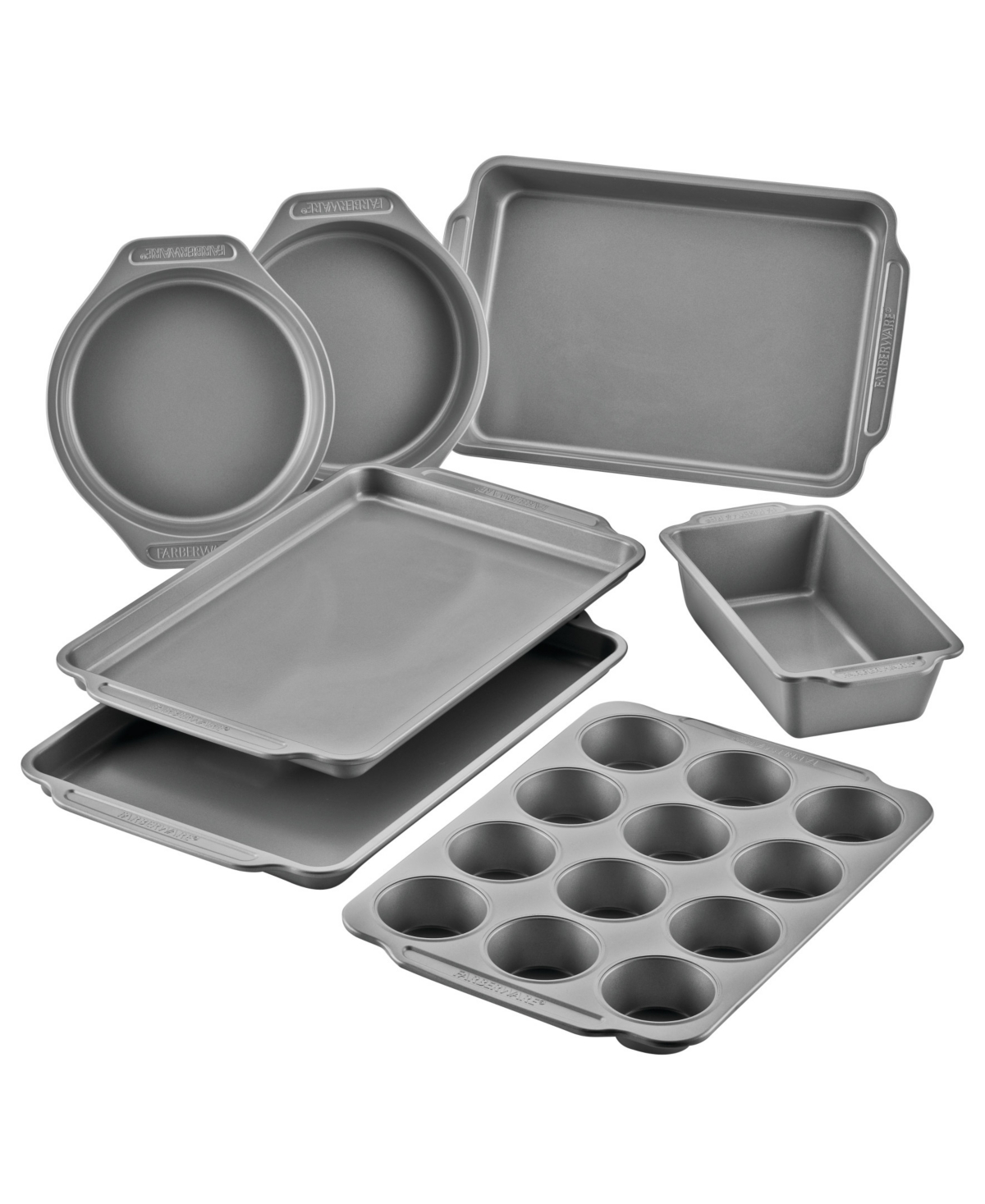 Farberware Nonstick 7-pc. Bakeware Set In Gray