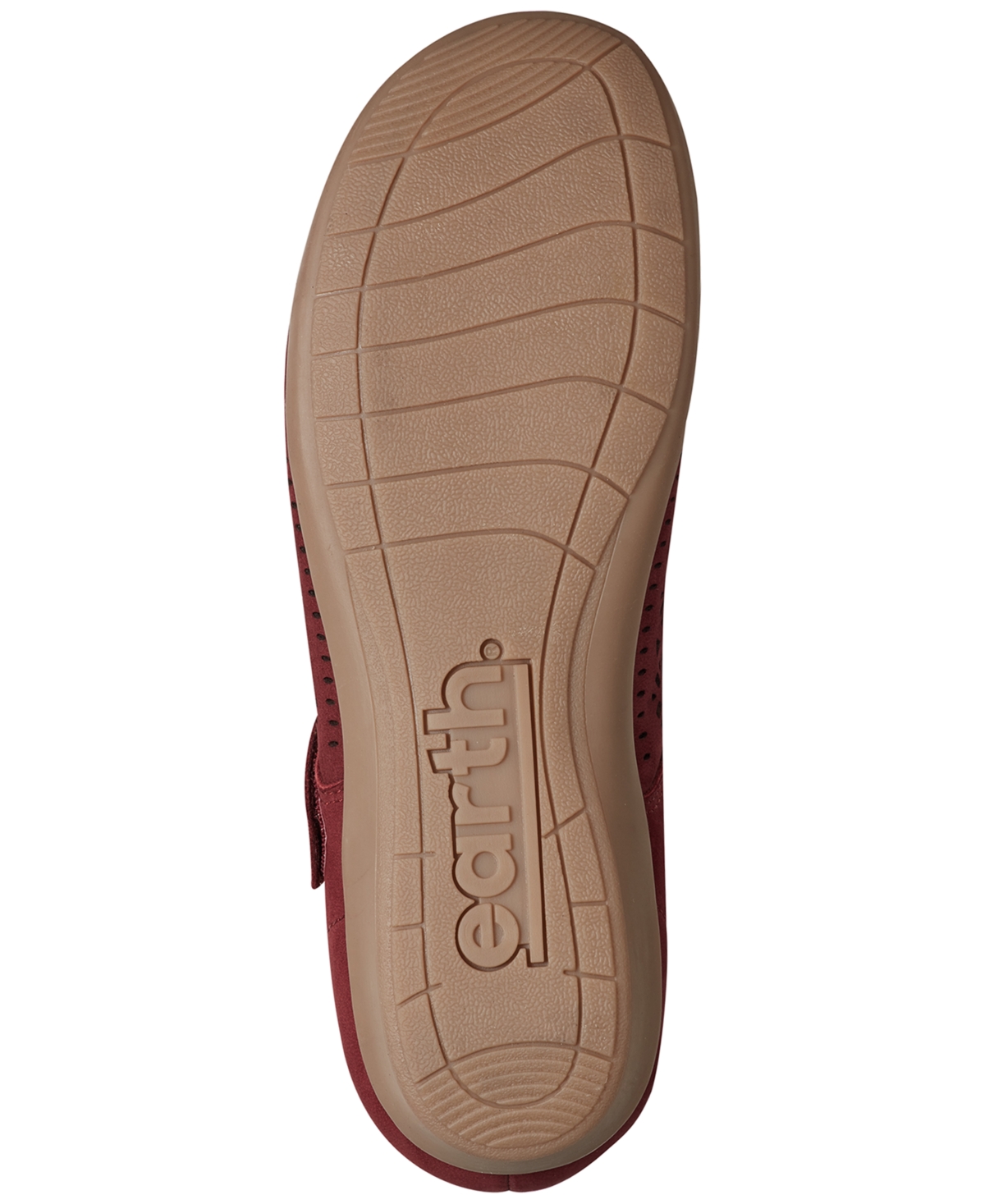 Earth Women's Brady Leather Mary Jane Flats In Red