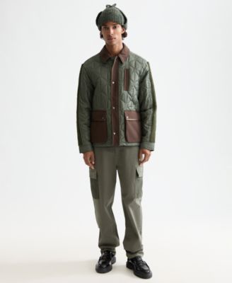 Men's Military Quilted Jacket