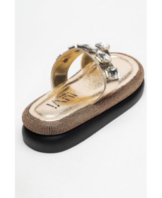 Evans Jeweled Platform Sandal (Women)