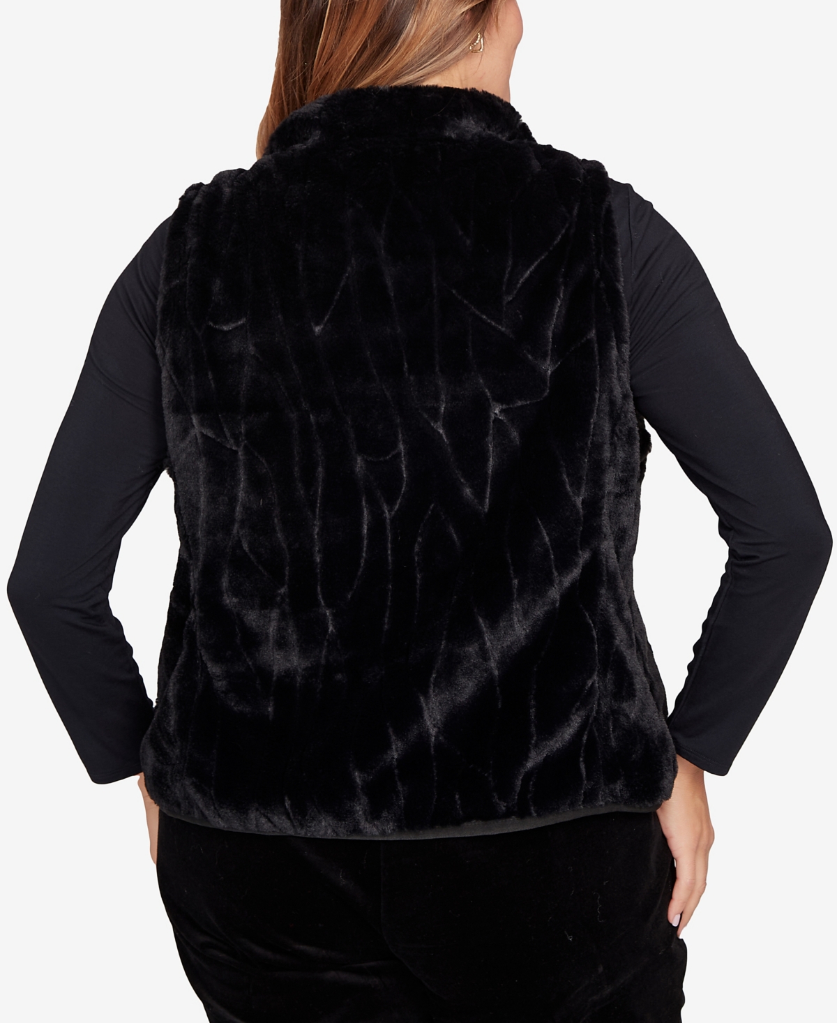 Hearts Of Palm Plus Solid Polyester Vest