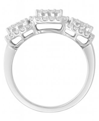 Diamond Ring (1 ct. t.w.) in 14K White Gold