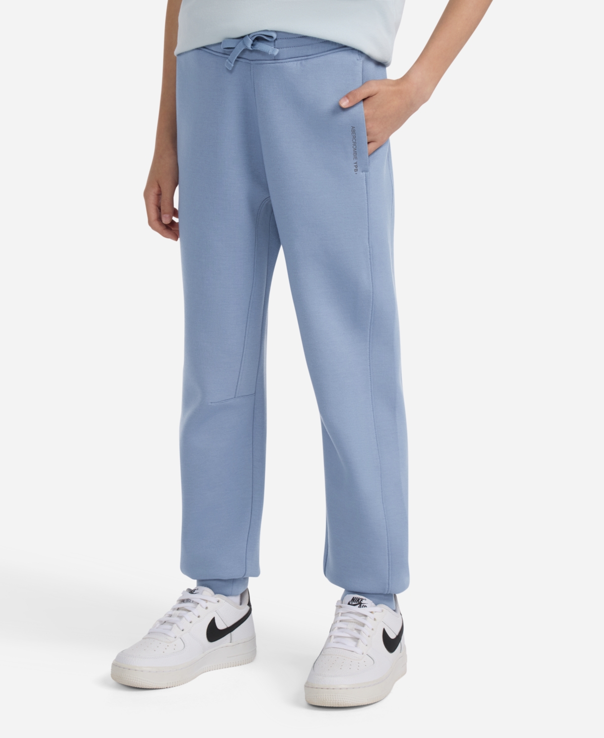 Abercrombie Boys 5-18 Elastic Waist Slim Joggers In Blue