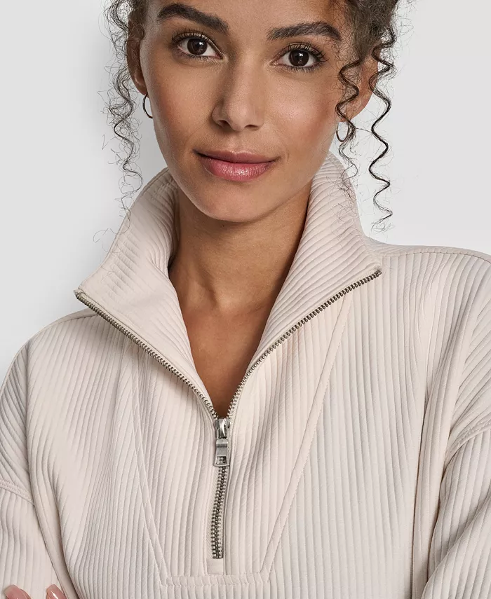 Women's Tech Ottoman Half-Zip Mock Neck Sweatshirt - thumbnail 9